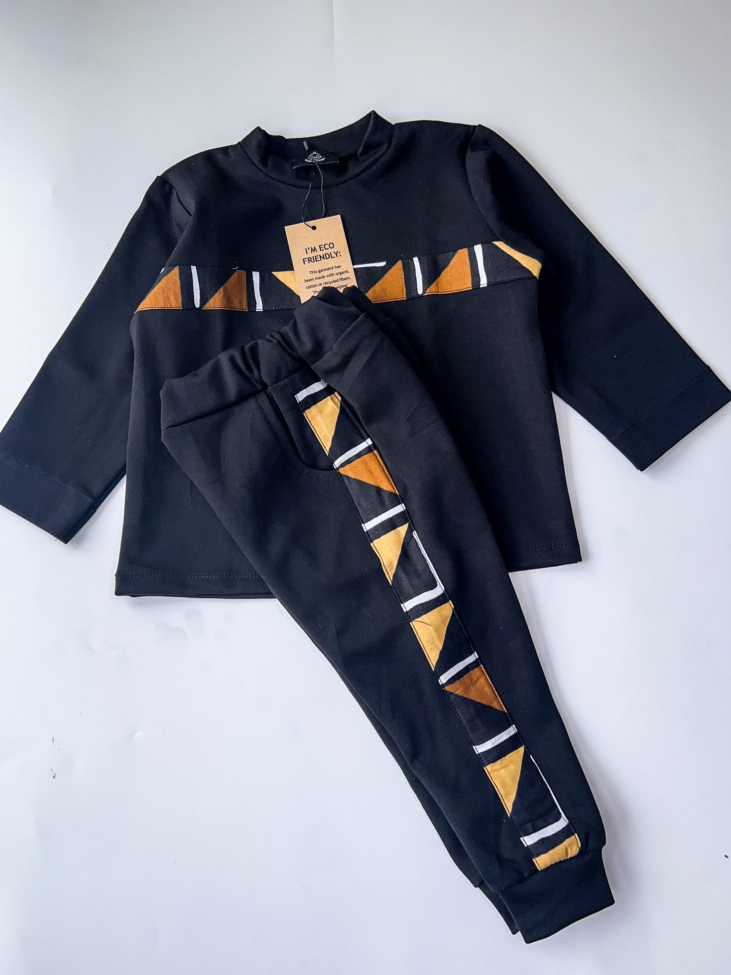 African Print Kids Joggy Set Dumebi