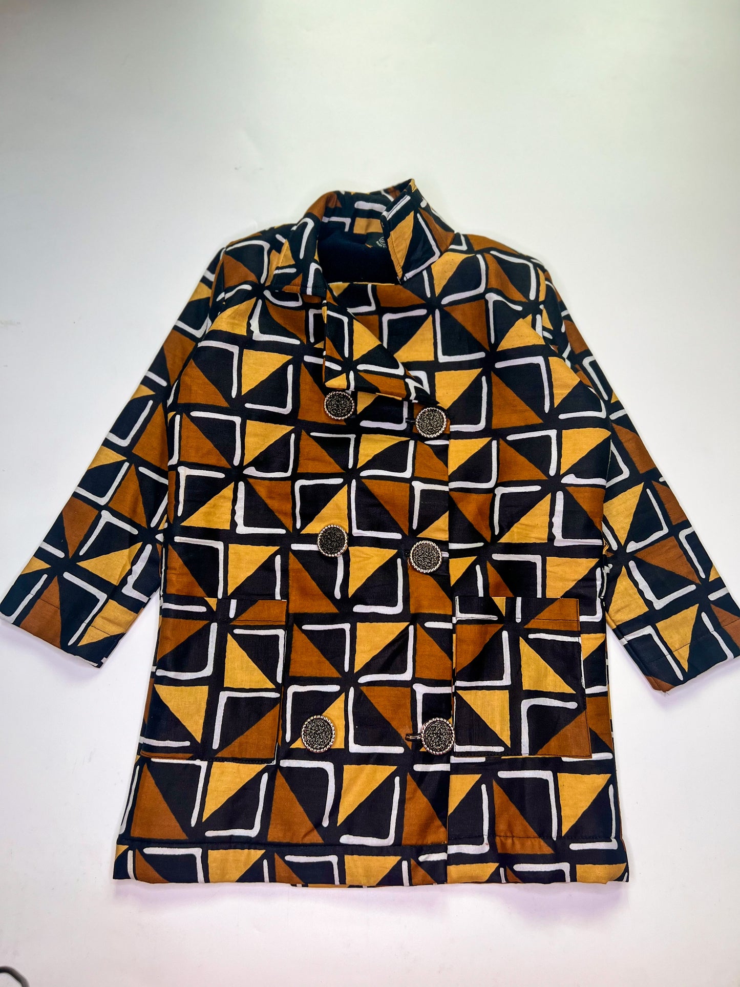 African Print Kids Jacket Mongolian unisex