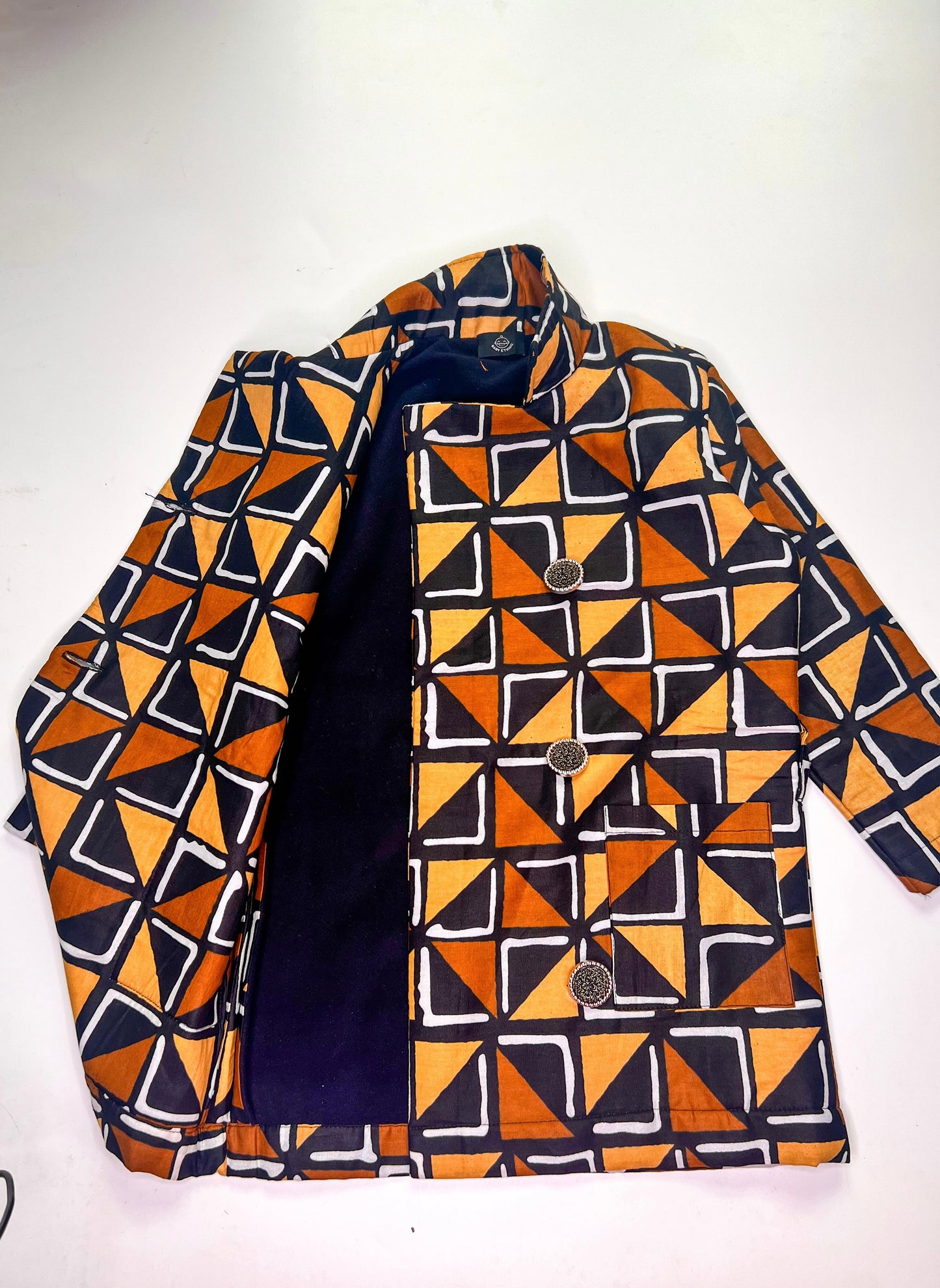 African Print Kids Jacket Mongolian unisex