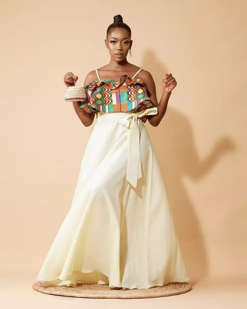 Yvonne Double Flare Maxi Dress