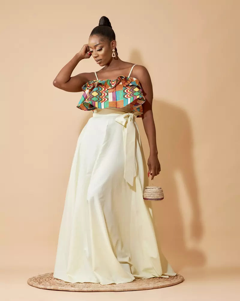 Yvonne Double Flare Maxi Dress