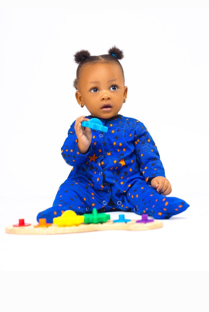 African Print Baby Grow