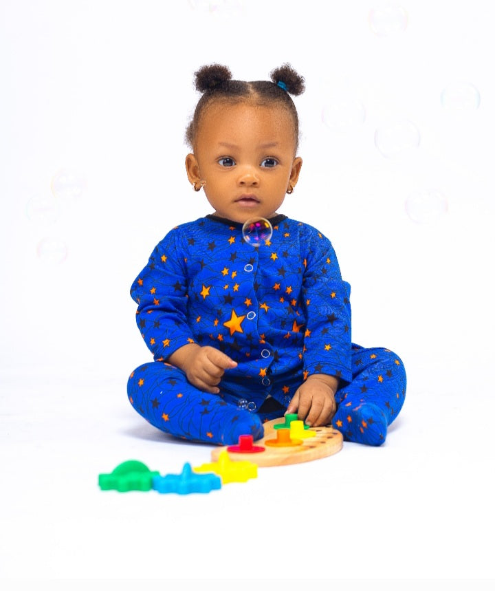 Pack of 2 Ankara Baby Roomper