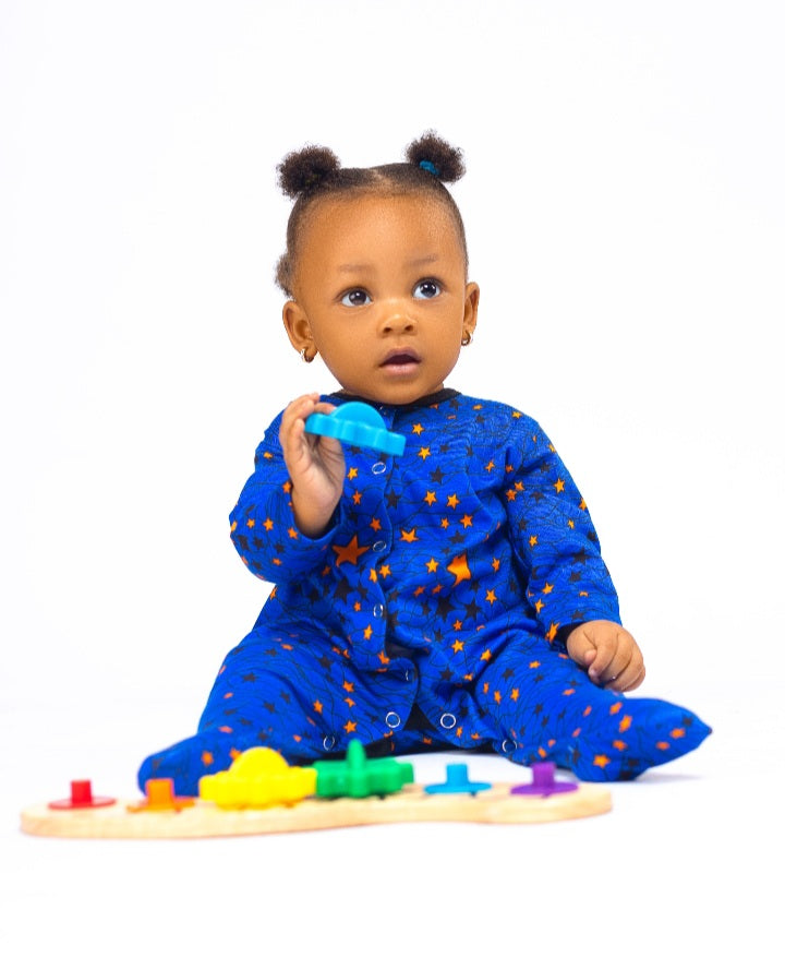 Pack of 2 Ankara Baby Roomper
