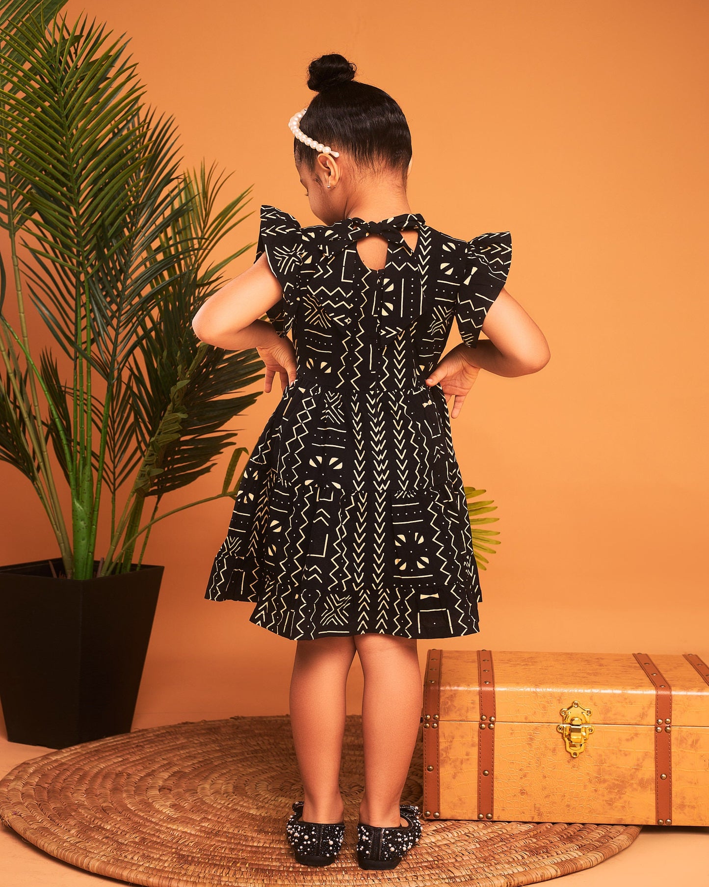 African Print Bongolian Summer dress for Little girl Birthday