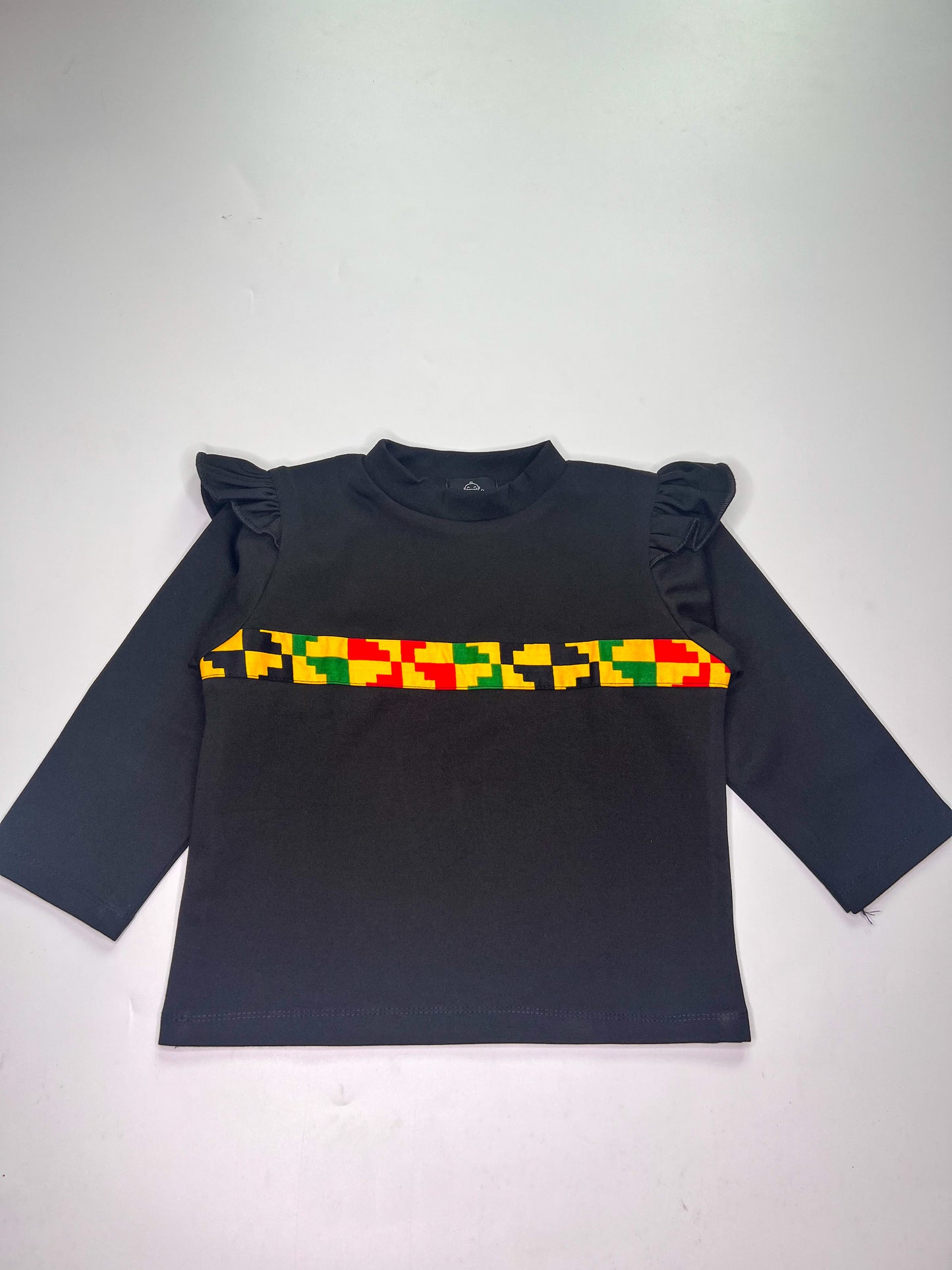African Print Kids striped Kente Fleece Joggy Set